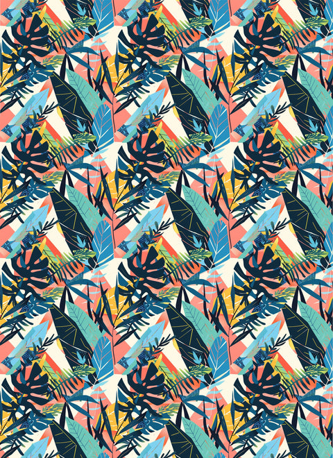 20611 Jungle Collage 1 – Waterslide Decal for Enamel, Glass & Ceramic