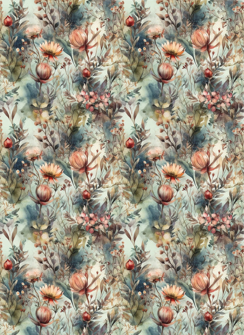 20628 Flower Garden 9 – Waterslide Decal for Enamel, Glass & Ceramic