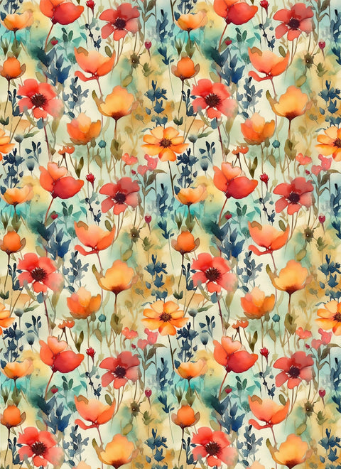 20630 WildFlowers 5 – Waterslide Decal for Enamel, Glass & Ceramic