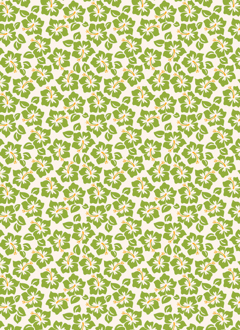 20643 Hibiscus Floral – Waterslide Decal for Enamel, Glass & Ceramic