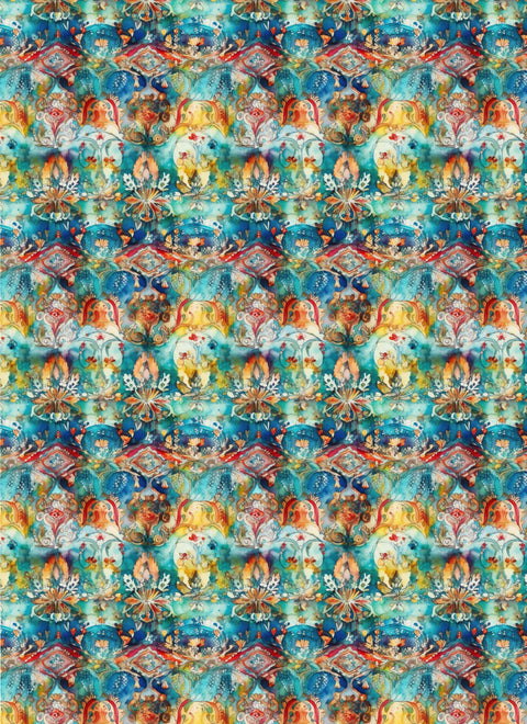 20658 Watercolor Bohemian – Waterslide Decal for Enamel, Glass & Ceramic