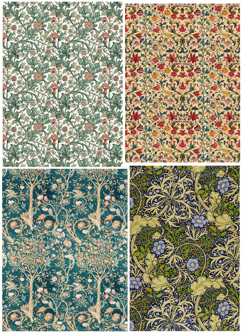 20676 William Morris Tiles – Waterslide Decal for Enamel, Glass & Ceramic