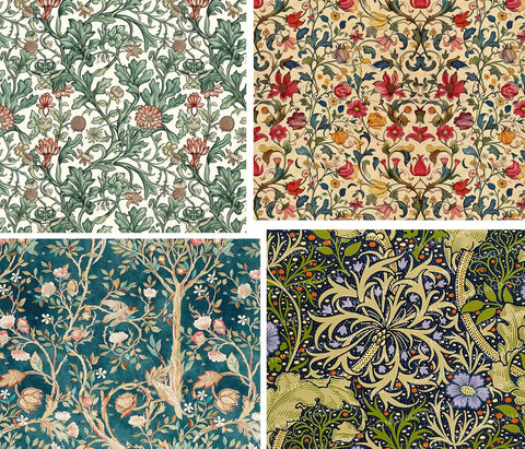 20676 William Morris Tiles – Waterslide Decal for Enamel, Glass & Ceramic