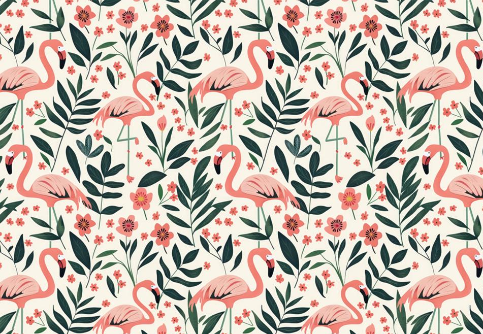 20683 Vintage Flamingo – Waterslide Decal for Enamel, Glass & Ceramic ...