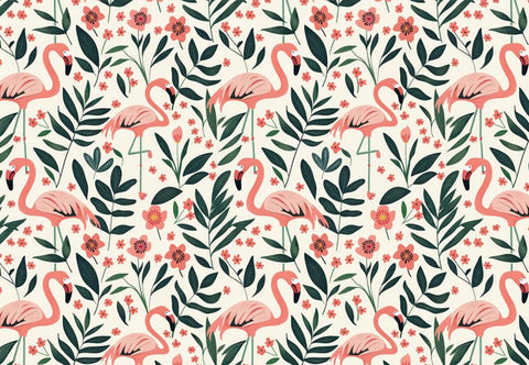 20683 Vintage Flamingo – Waterslide Decal for Enamel, Glass & Ceramic