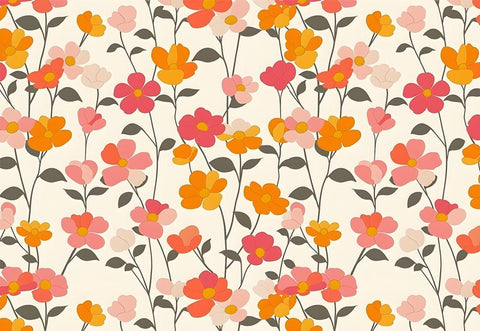 20685 Retro Petite Flowers – Waterslide Decal for Enamel, Glass & Ceramic