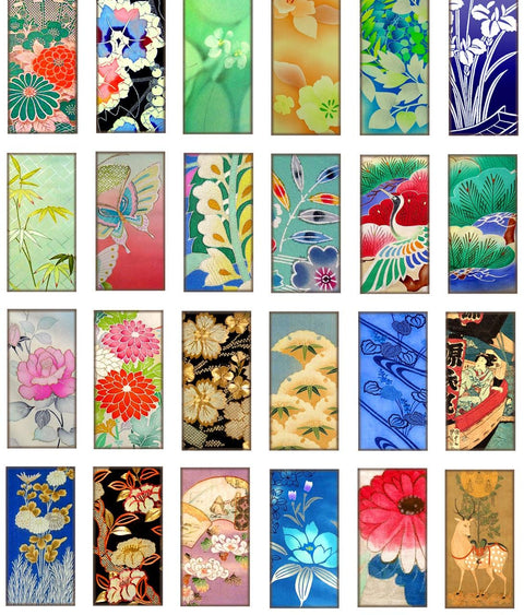 20653 Vintage Asian Art Tiles – Waterslide Decal for Enamel, Glass & Ceramic