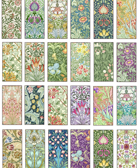 20701 William Morris Tiles 4 – Waterslide Decal for Enamel, Glass & Ceramic
