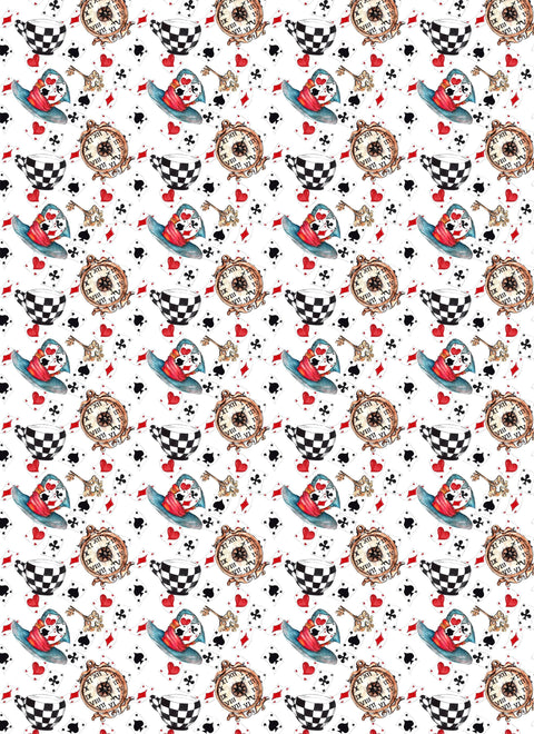 20702 Alice in Wonderland – Waterslide Decal for Enamel, Glass & Ceramic