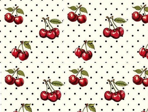 20400 Retro Cherries – Waterslide Decal for Enamel, Glass & Ceramic