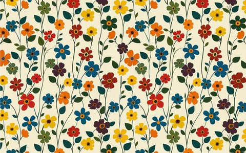 20737 Native Flowers 3 – Waterslide Decal for Enamel, Glass & Ceramic