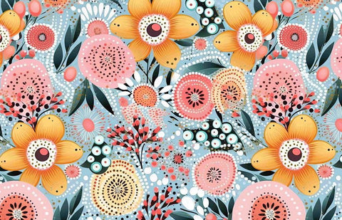 20739 Aboriginal 9 – Waterslide Decal for Enamel, Glass & Ceramic