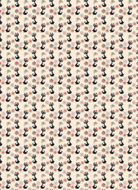 20707 Atomic Cat X'mas – Waterslide Decal for Enamel, Glass & Ceramic