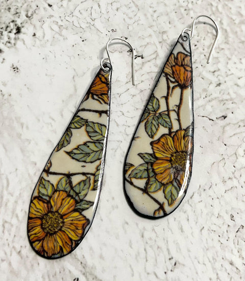 20567 Retro Flowers – Waterslide Decal for Enamel, Glass & Ceramic