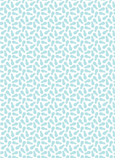 20712 Baby Blue Pineapples – Waterslide Decal for Enamel, Glass & Ceramic
