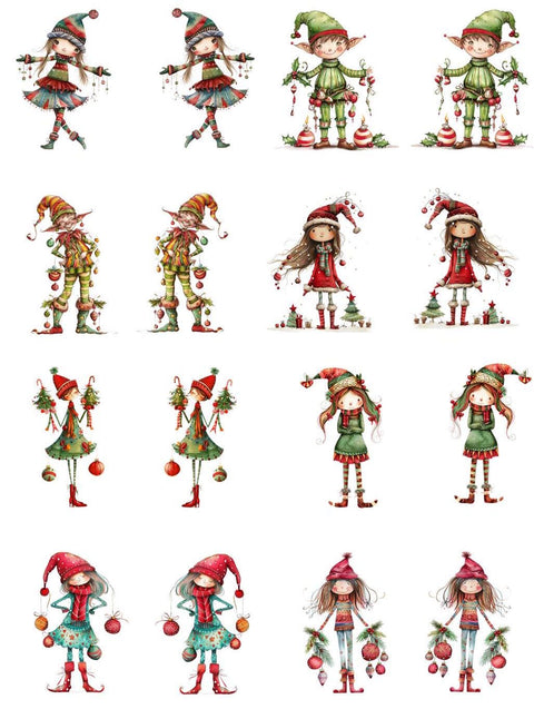 20729 Whimsical Elves & Such – Waterslide Decal for Enamel, Glass & Ceramic
