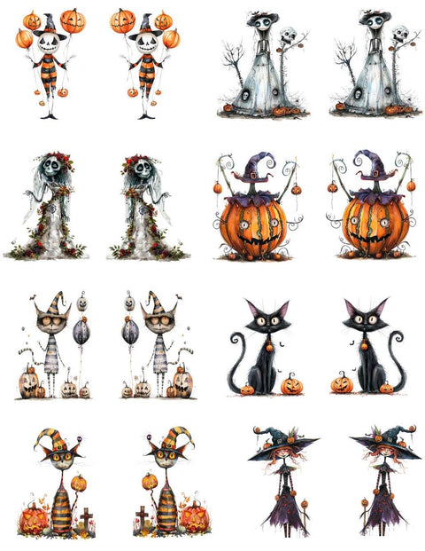 20732 Quirky Halloween 1 – Waterslide Decal for Enamel, Glass & Ceramic