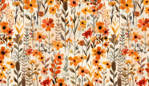 20735 Falling for Fall Flowers – Waterslide Decal for Enamel, Glass & Ceramic