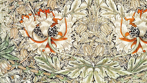 20374 Vintage William Morris 2 – Waterslide Decal for Enamel, Glass & Ceramic