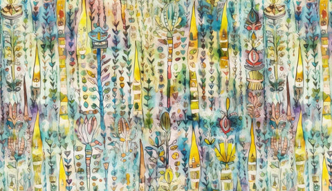 20545 Watercolor Wonders – Waterslide Decal for Enamel, Glass & Ceramic