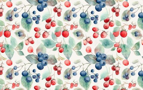 Berrylicious Design Enamel Decals, enamel supplies, ceramic decals, fusible decal, glass decals, 20755