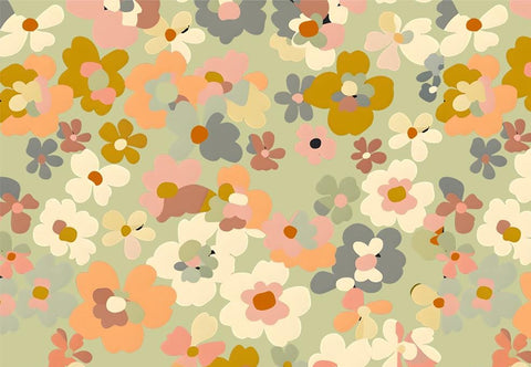 20758 Boho Flowers – Waterslide Decal for Enamel, Glass & Ceramic