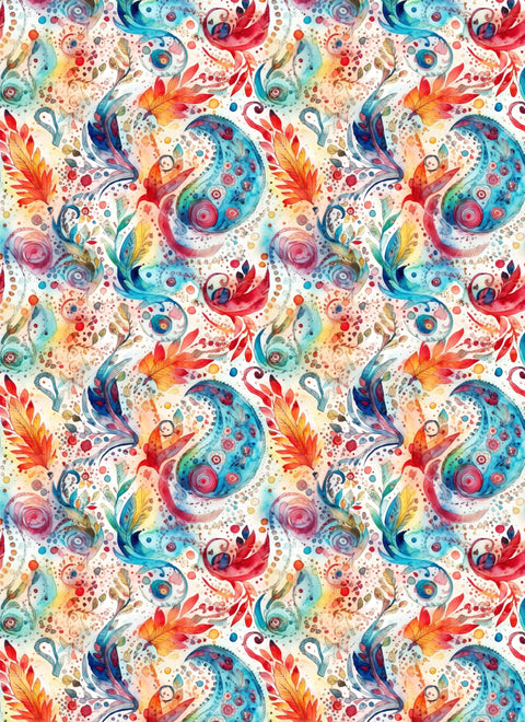 20298 Watercolor Bliss – Waterslide Decal for Enamel, Glass & Ceramic