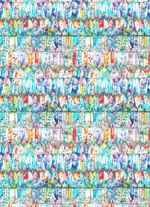 20355 Boho Watercolor – Waterslide Decal for Enamel, Glass & Ceramic