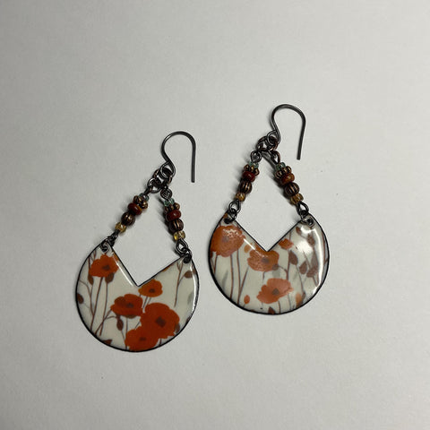 20698 Poppy Floral – Waterslide Decal for Enamel, Glass & Ceramic