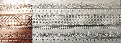 RMP0206 Mehndi Borders With Scales Rolling Mill Plate