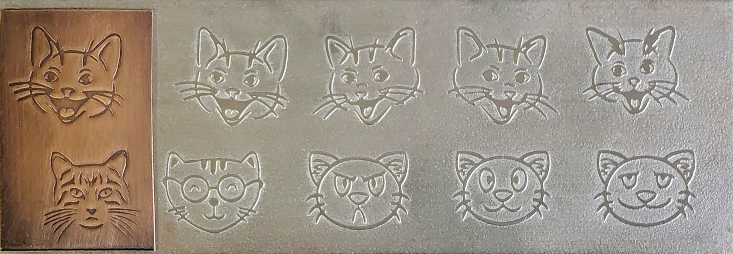 RMP0232 Cartoon Cats Rolling Mill Plate